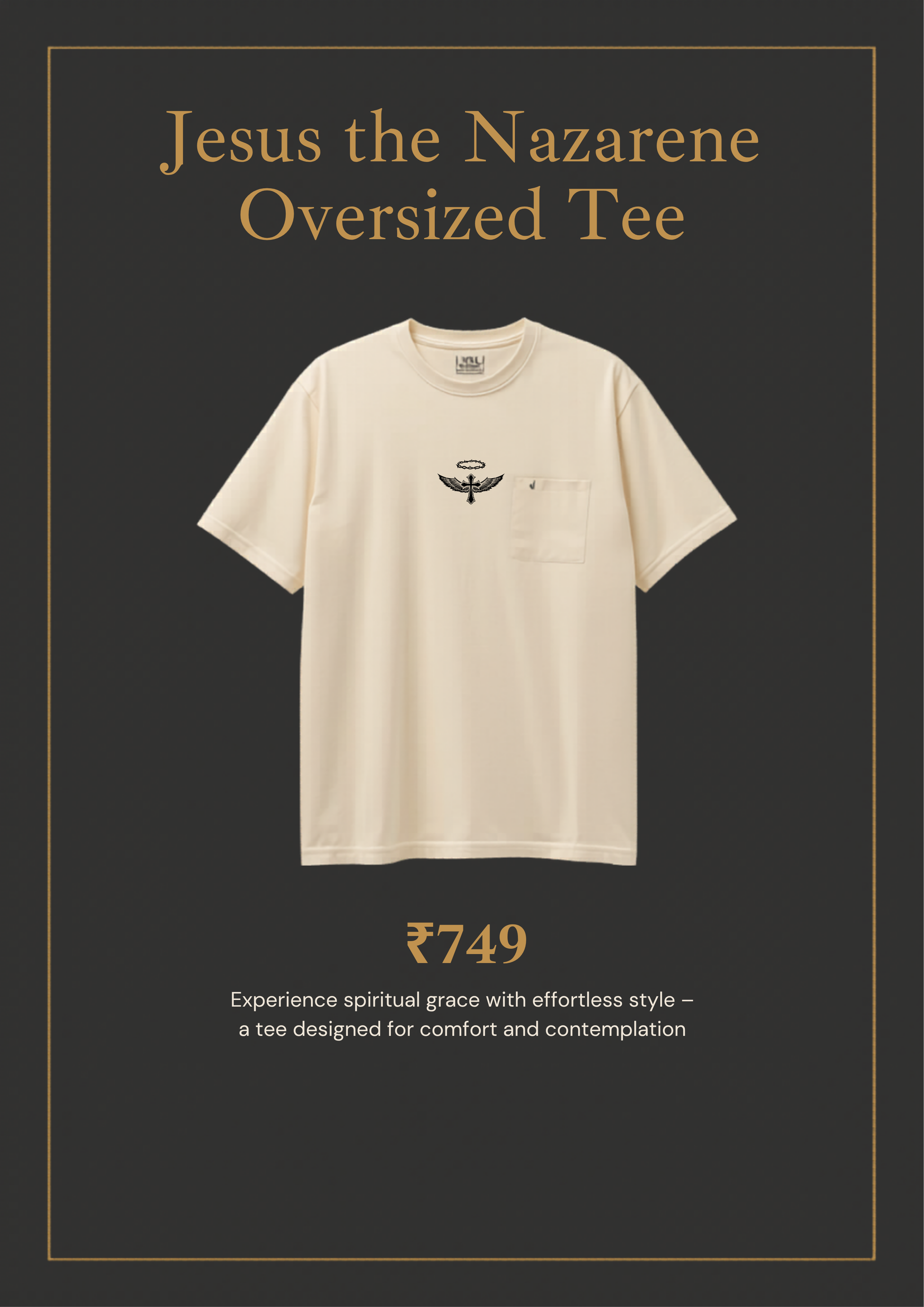JESUS THE NAZARENE OVERSIZED T SHIRT