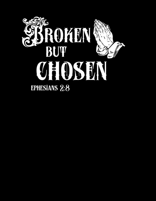 Broken but chosen Unisex Terry Oversized Tee