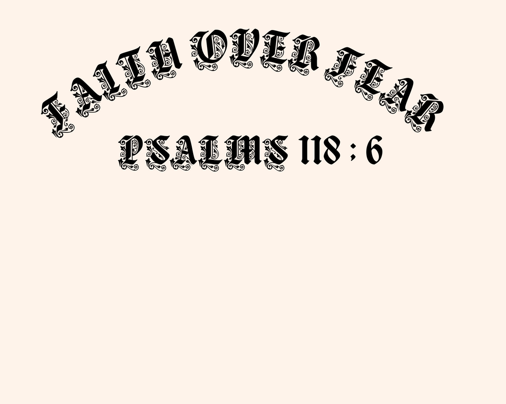 Faith over fear Unisex Terry Oversized Tee