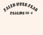 Faith over fear Unisex Terry Oversized Tee
